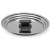 Rivadossi Coperchio pentola Inox multidiametro 14-16-18 cm TOMATTÒ Cromo