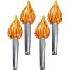 4 Pcs Torcia Gonfiabile Oggetti Di Scena Per Torce Decorazioni Gonfiabili Feste