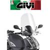 GIVI SOLO LASTRA Parabrezza trasparente KYMCO Agility 50-125-150-200 2022 2023 GIVI