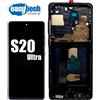 SAMSUNG S20 ULTRA SM-G988 Display TFT LCD Touch Screen Vetro Schermo NERO