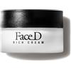 Does not apply Face D - Rich Cream, 50 Ml, Crema Viso Nutriente Anti-Età Con Acido Ialuronico E