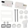 Kit Cerniera di Ricambio Sedile WC Soft Close Compatibile con Sedili WC Fissi