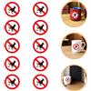 10 Sheets Adesivi Impermeabili Cartello Allarme Animali Domestici