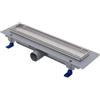 Fluidmaster SCHWAB - Canalina per doccia standard, griglia da 350 mm, scarico da 40 mm, altezza 65 mm (regolabile da 65 a 87 mm), telaio da 15 mm, portata 35-38 l/min (EN 1253-2), portata K3 (300 kg)