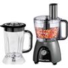Russell Hobbs Robot da Cucina [Frullatore/Tritatutto/Macinatore/Affetta Verdure] Per Impastare, Affettare, Tritare & Grattugiare, Lavastoviglie ok, Potenza Massima 900W) Charcoal Opaco 27111-56
