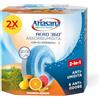 Ariasana Tab Agrumi Bipack, 2 Tab da 450g al profumo di agrumi, Ariasana Aero 360 Ricarica Antiumidità a lunga durata, Deumidificatore casa contro l'umidità agli agrumi