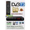 Digitale Terrestre DVB-T3 Decoder TV Scart FULL HD 4K + Telecomando con HDMI New