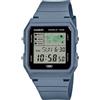 Casio Orologio da uomo con mappa del mondo vintage a cinque sveglie LF-30W-2AEF