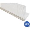 Masterplast 50x Masterplast Paraspigoli Pvc Con Rete Mt 2,5