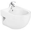 Roca, Meridian, Bidet sospeso compatto senza coperchio, bianco, 360 mm x 480 mm x 300 mm, A357246000