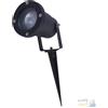 Papillon Faretto Per Esterni Con Picchetto In Alluminio Colore Nero Gu10 Cm