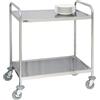 Casselin Carrello in acciaio INOX Casselin CCI2 - 2 ripiani