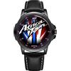 Stilecorse Orologio da Polso per Moto al Quarzo fan art Honda Africa Twin Sport Bianco