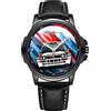 Stilecorse Orologio da Polso al Quarzo fan art Delta HF Integrale Sport Deltone Lancia