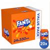 Fanta 20x Multipack Fanta Aranciata Lattina 33Cl
