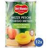 Del monte 12x Multipack Del Monte Pesche Sciroppate Gr 420