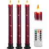 Does not apply Da Tre Candele Tremolanti Senza Fiamma a Batteria, Con Candele Da Finestra a Tel