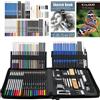 Does not apply Kit Da Disegno E Schizzo 84 Pezzi, Forniture Professionali per Artisti Con Blocc