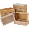Does not apply 12 Pezzi Scatola Rettangolare in Cartone Kraft 17X10X4Cm Cassetto Con Coperchio
