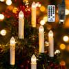 Does not apply Catena Di Candele 30 LED, Luci a Candela per Albero Di Natale Con Spina Rete, Ca