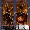 Luci Di Natale, Tenda Luminosa Natale Con Timer Batteria, IP44, Luci Natalizie F