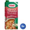 Star 6x Multipack Brodo Star Pronto Carne Mista Lt 1