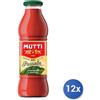 Mutti 12x Multipack Mutti Passata Basilico Bottiglia Gr 700 Vetro