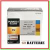 Duracell batterie per apparecchi acustici 312 duracell hearing aid 60 pile per protesi