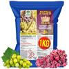 Albagarden - Polti20 Bordolese Biologico 1 Kg - Con Rame Naturale + Boro Per Piante Frutta Orto Vite - Contro Peronospora Oidio Verderame Solfato Ossicloruro