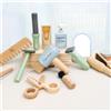 Set da gioco per parrucchiere in legno per bambini, set da gioco per barbiere,