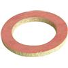 Somatherm for you - CJ708 - Lotto di 5 sigilli in fibra rosa 26/34. Il sigillo in fibra consente di eseguire la sigillatura sugli accessori dell'acqua fredda, dell'acqua sanitaria di acqua calda