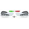 ACERBIS COPPIA PARAMANI BIANCO UNIKO VENTILATO+KIT MONTAGGIO UNIVERSALI MOTO ACERBIS