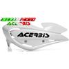 ACERBIS COPPIA PARAMANI BIANCO UNIKO ATV + KIT MONTAGGIO UNIVERSALI MOTOCROSS ACERBIS