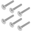 6 Pcs Bulloni in Acciaio Inossidabile Bullone Con Testa Martello Viti