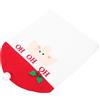 1pc Copertura decorativa natalizia di Natale Babbo Natale sedia