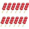 12 pezzi Red Candied Model Haw Model Futto Snack Cinese Decorazione di alimenti