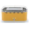 Barbecook Carlo Barbecue portatile senza fumo, barbecue a carbone, piccolo barbecue lavabile in lavastoviglie, giallo