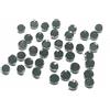 Black Diamond Lotto di 10 pezzi di diamanti neri da 1,00 mm