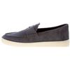 HOGAN scarpe uomo Mocassino Cool in camoscio blu navy con mascherina