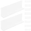 10 Pcs Separatore Per Mensole Dell'armadio Separatori Trasparenti Ripiani