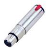 Proel AT625 Adattatore presa Cannon XLR 3F Femm. a presa Femm. x jack 6,3 stereo
