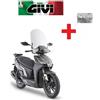 GIVI Parabrezza COMPLETO KYMCO Agility S 125 2022 2023 2024 2025 440A GIVI
