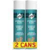 Scotchgard Protezione per Pelle, Camoscio e Nabuk, 2x400 ml - Spray idrorepellente, Riduce le Macchie di Sale, Per Stivali, Scarpe, Cappotti, Guanti e Altro Ancora