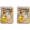 Masidef Mobila 8 Bussole Ottone Massiccio M8 per Legno 12 mm Inserti Filettati Italia