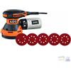 Aeg Levigatrice Roto Orbitale Aeg Ex125Es + 25 Fogli Mm 125 - Watt 300
