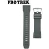 Casio Cinturino orologio in uretano grigio originale CASIO PROTREK 10631602 per PRW...