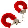 manette pelose rosse con chiavi pacco anonimo