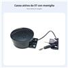Mini soundbar USB per PC/laptop, acciaio, driver 57mm