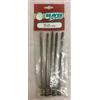 Beaver brand CONFEZIONI 5 PEZZI PALETTI CON TESTA PIATTA A T 20 CM Ø6 COD. 1121 PER CAMPING