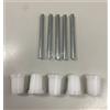 Beaver Brand Set di 5 puntali per tubo Ø 16mm Beaver Brand cod. 0683/16 campeggio accessori